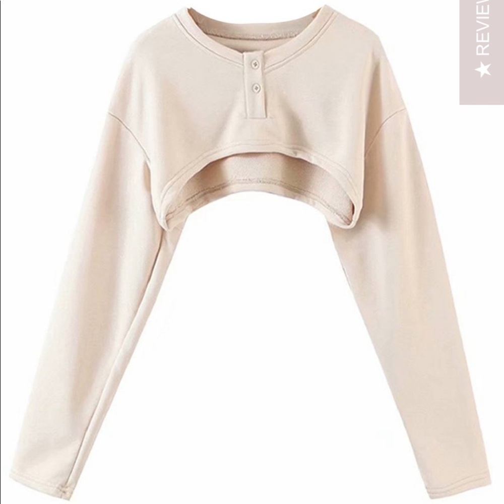 Beige shrug set